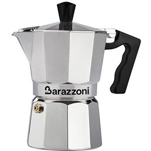 Barazzoni Espressomaker 1 kopje, aluminium, grijs
