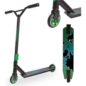 Schildkröt Stunt Scooter Untwist, Design: Ocean, hoogwaardige acrobatische step met aluminium velg, 100 mm PU-wielen, voor grote torens en stunts, 510462