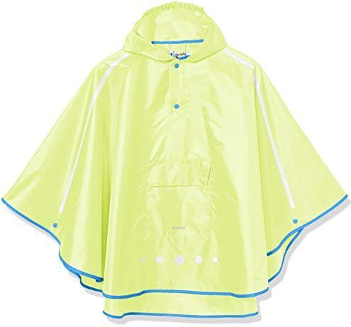 Playshoes - Regenponcho voor kinderen - Opvouwbaar - Neon Geel - maat S (2-4yrs)