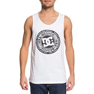 DC Shoes Circle Star T-shirt voor heren, Sneeuwwit/zwart