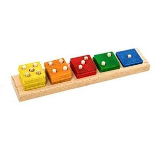 BSM Edufun - Inbouwspel van hout – Montessori pedagogie – Count Up – EF 00002