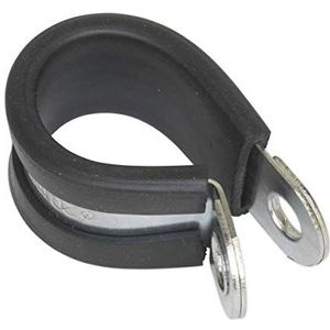 Sealey PCJ6 Clip P met rubber gevoerd, zwart, PCJ21, 0V