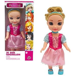 FAIRYTALE PRINCESS, GIOCHI PREZIOSI, FAT003 Pop 25 cm, met prinsessenoutfit en accessoires, model Assepoester, speelgoed voor kinderen vanaf 3 jaar,
