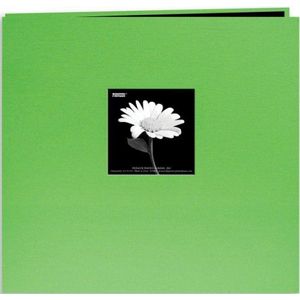 Pioneer Fotoalbum met venster, 30,5 x 30,5 cm, rood, citrus groen, 8 x 8 inch