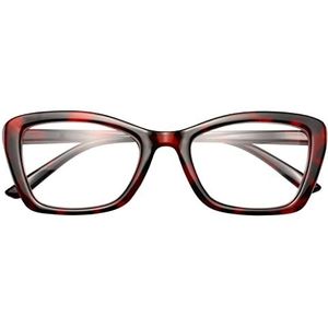Espressoocchiali Lady Lunettes de Lecture, Tortue-Rouge, Moyenne Femme, Tortue-rouge