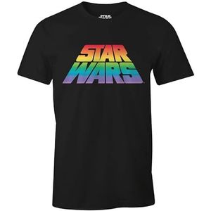 Star Wars Meswclats184 T-shirt voor heren, 1 stuk, zwart.