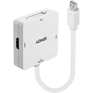 LINDY Mini-DP 1.2 naar HDMI 4K30/DVI/VGA adapter