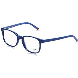 Web Eyewear Zonnebril voor heren, Shiny Blue, 48, glanzend blauw