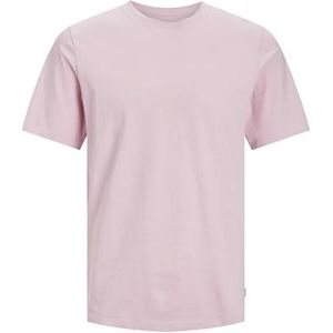 JACK & JONES Heren T-shirt van biologisch katoen, Roze nectar