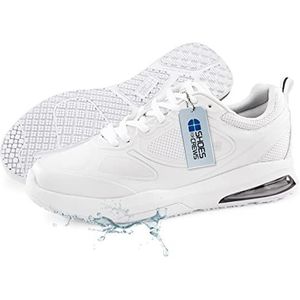 Shoes for Crews Revolution II Werkschoenen voor dames met antislip loopzool, waterdicht en licht, wit