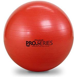 Theraband Professionele serie bal, voor betere lichaamshouding, balans, yoga, pilates, buikdikte, Eén maat, rood, 55 cm