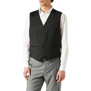 Daniel Hechter Our Shape Waistcoat kostuumvest voor heren, zwart (990)