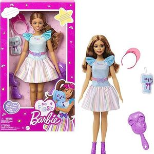 Barbie My First Barbie Core-pop met konijn (brünette haar)