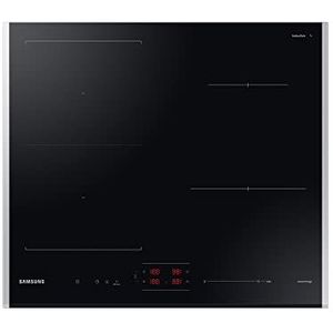 Samsung Autarkes (NZ64B5046JK/U1) Plaque à induction 60 cm vitrocéramique, FlexZone, SmartThings Cooking, touches avec capteur coulissant
