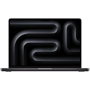 Apple MacBook Pro (2023) laptop met M3 Pro-chip met 12-core CPU en 18-core GPU; 14,2-inch Liquid Retina XDR-display, 18 GB centraal geheugen, 1 TB SSD-opslag - Spacezwart, FR toetsenbord