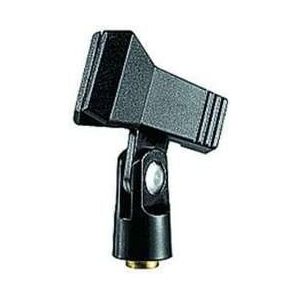 Manfrotto micc2 Spring Clip Microfoonhouder - Accessoires voor statief (zwart, 50g, tecnopolímero)