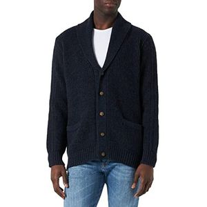 MUSTANG Edgar Cardigan voor heren, Navy_blazer Melange 5422