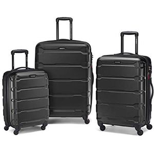 Samsonite Omni PC Uitschuifbare harde koffer met zwenkwielen, Wit., Omni PC Uitschuifbare bagage met zwenkwielen