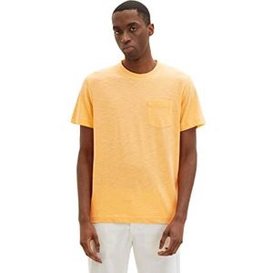 TOM TAILOR 1035633 Uomini T-shirt (1 stuk), 31506 - Washed Out Orange Grindle