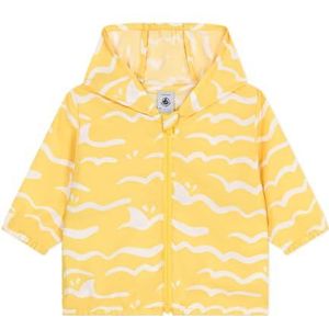 Petit Bateau Coupe-vent anti-UV pour bébé garçon, jaune/blanc, 24 mois