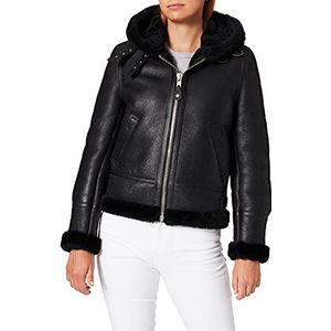 Schott NYC leren jas voor dames, zwart.