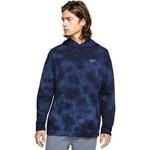 Hurley M Lightning Wash PO Sweatshirt met capuchon, heren, blauw, maat S, Blauw