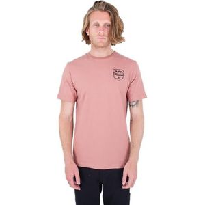 Hurley M Harmy Tee S T-Shirt Homme, Rose, XXL