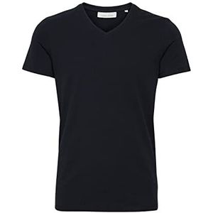 CASUAL FRIDAY CFLincoln T-shirt voor heren, korte mouwen, V-hals, slim fit, 50003/Zwart