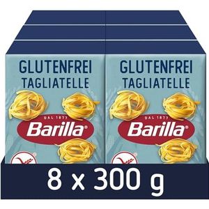 Barilla glutenvrije pasta, 8 pak, gemaakt van maïs en rijst, perfect voor mensen met gluten of glutenintolerantie, 8 x 300 g