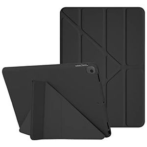 Beschermhoesje compatibel met iPad Pro 12.9 2021/2020 (5/4e generatie), Smart Cover Case Soft Slim TPU Smart Cover Case 5 in 1 verschillende kijkhoek, Auto Sleep/Wake Case