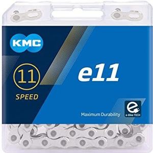 KMC E11 Elektrische fietsketting 11 versnellingen zilver 118 schakels