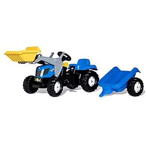 Rolly Toys RollyKid New Holland - Traptractor met Frontlader en Aanhanger