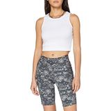 Urban Classics yoga shorts voor dames, Donkere digitale camouflage.