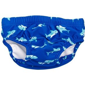 Playshoes 460120 Zwemluier - Baby Jongens - Blauw (haai-motief) - FR: 3-6 maanden (Fabrikant maat: 62-68), Blauw