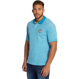 JP 1880 Poloshirt 1 heren, donkerturquoise