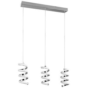 Reality Laola R34183106 Led-hanglamp, verchroomd metaal, met 3 x 8 Watt LED, dimmer