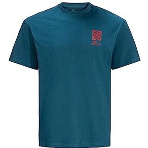 Jack Wolfskin Eschenheimer Uniseks T-shirt, Blue Daze