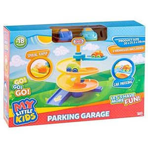 JUINSA - Speelgoed voor parkeerplaatsen, kleuterschool, 2 auto's, doos 40 x 30 x 8, meerkleurig (700357)