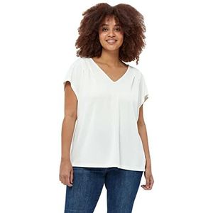 Peppercorn dames blouse lana v-hals, Zandschelp.