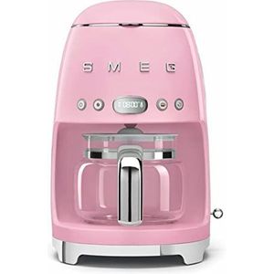 Smeg DCF02PKEU koffiezetapparaat in 50-stijl, roze
