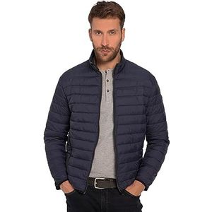 JP 1880 Menswear 723363 gewatteerde jas voor heren, oversized L-8XL, lichte en warme contrasterende voering, Donker Navy Blauw