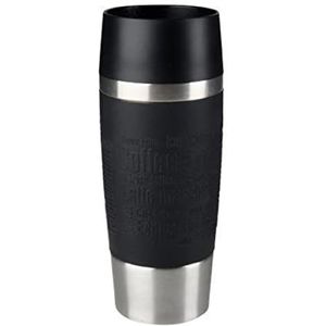 Tefal Travel Mug Thermosfles - 360 ml - RVS/Zwart