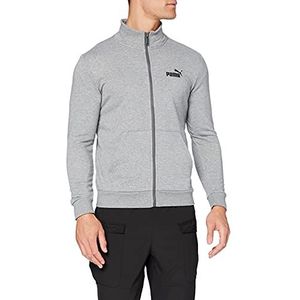 Puma ESS Track Jacket TR sweatshirts voor heren, grijs (medium grijs heather), FR: M (maat fabrikant: M), Medium Grijs Heather