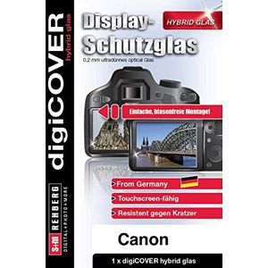 digiCOVER Hybride glas displaybeschermfolie voor Canon EOS 70D