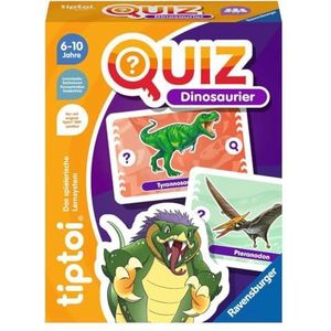 Ravensburger tiptoi 00165 dinosaurusquiz, quizspel voor kinderen vanaf 6 jaar, voor 1-4 spelers