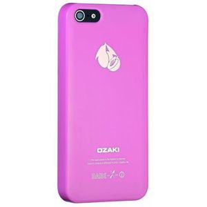 Ozaki oCoat Fruit harde hoes voor iPhone 5, incl. displaybeschermfolie, perzik