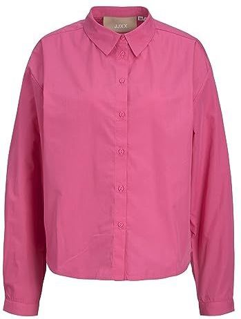 JJXX Jjxx Jxmission Ls Relax Shirt Noos T-shirt met lange mouwen voor dames, Roze