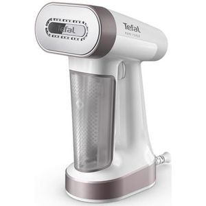 Tefal Pure Force DT8720E0 Défroisseur vapeur 2 en 1, vertical, repassage horizontal, autonomie 12 min, 4 niveaux, fonction Boost, élimine 99,99% de virus/bactéries/germes, rose cannelle