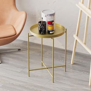 Kalune Design - Scuby - Salontafel - Goudkleurig - Metaal - Rond