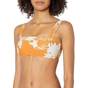 Seafolly Wild Tropics bikinitop voor dames, goud (Saffron Saffron)